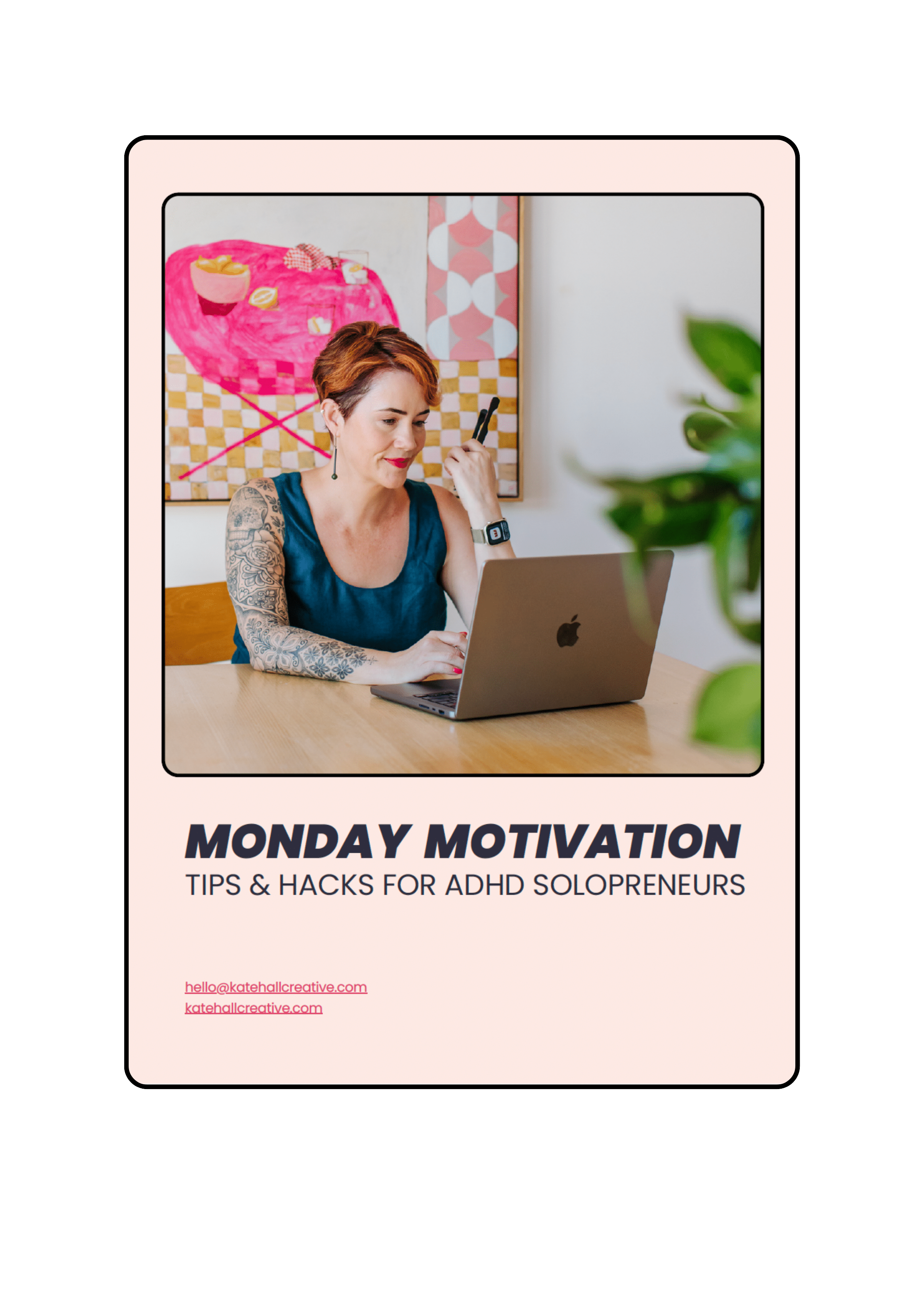 Monday Motivation mockup