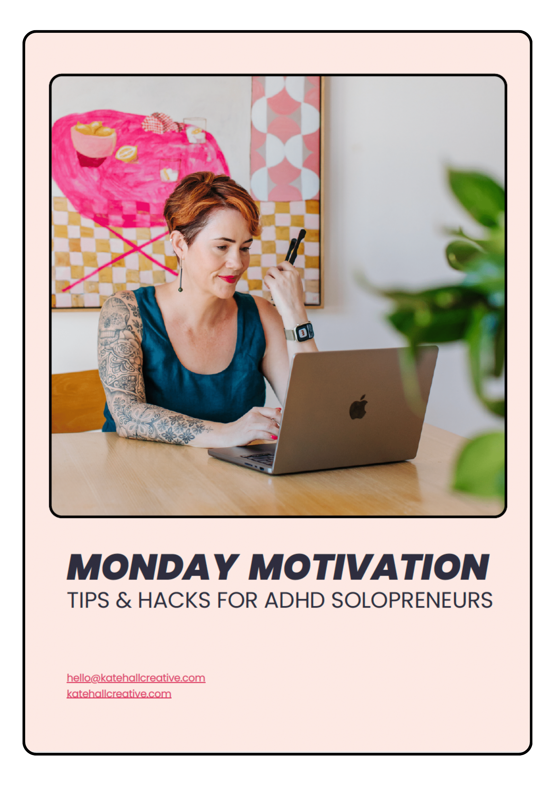 Monday Motivation mockup