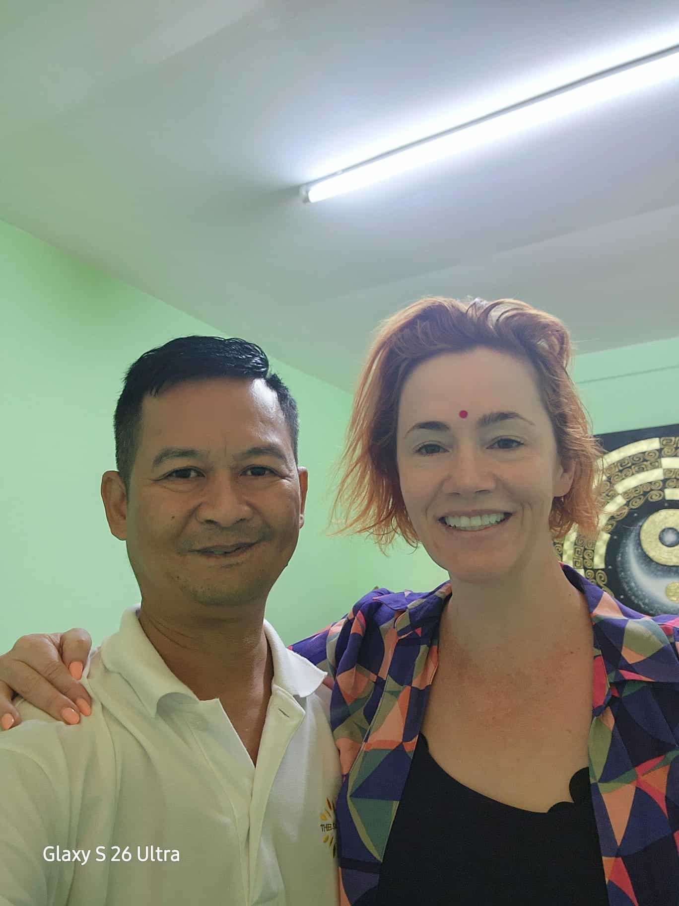 Kate and Master Jet Lee